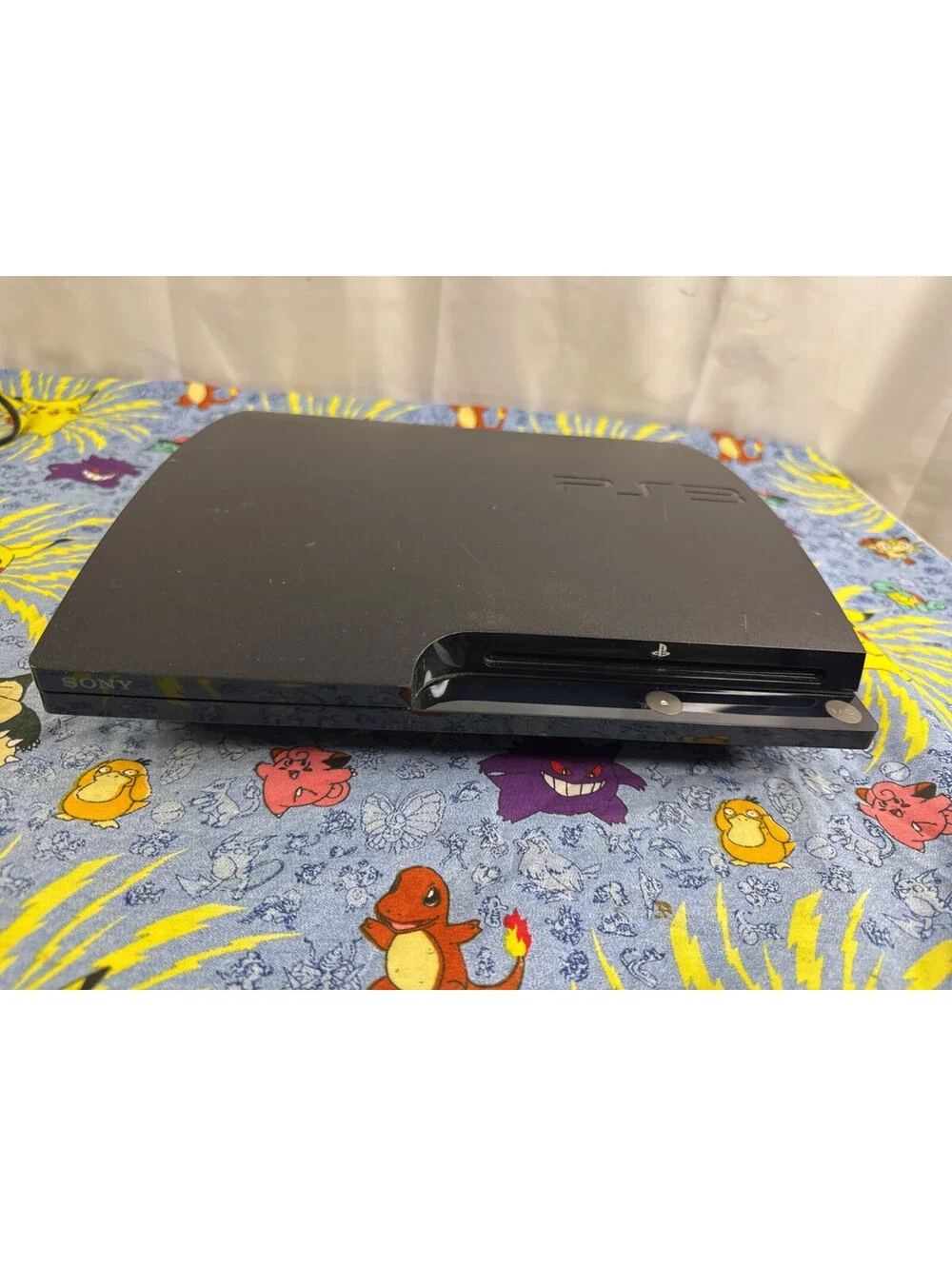 Sony PS3 Slim 120GB CECH-2001A Black HDMI Wi-Fi w/ 3rd Party Controller #2